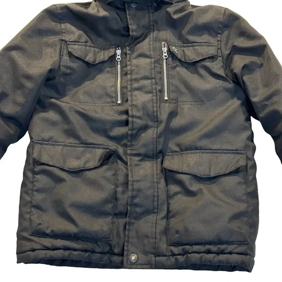 Calvin Klein Jeans Black Insulated Winter Coat 7